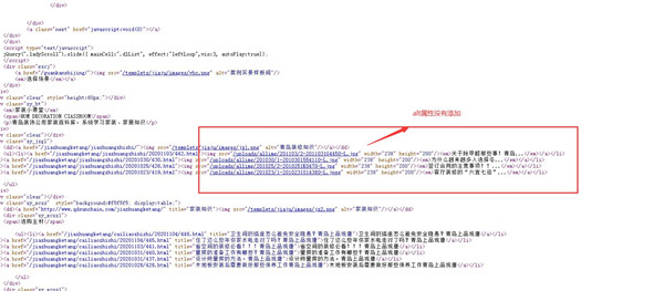 网站alt图片属性问题