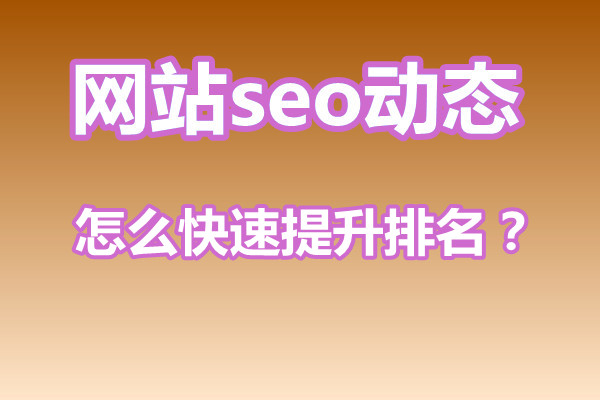 新站优化怎么做？怎么快速提升排名？