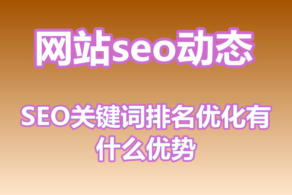 SEO关键词排名优化有什么优势?