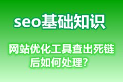 网站优化工具查出死链后如何处理？