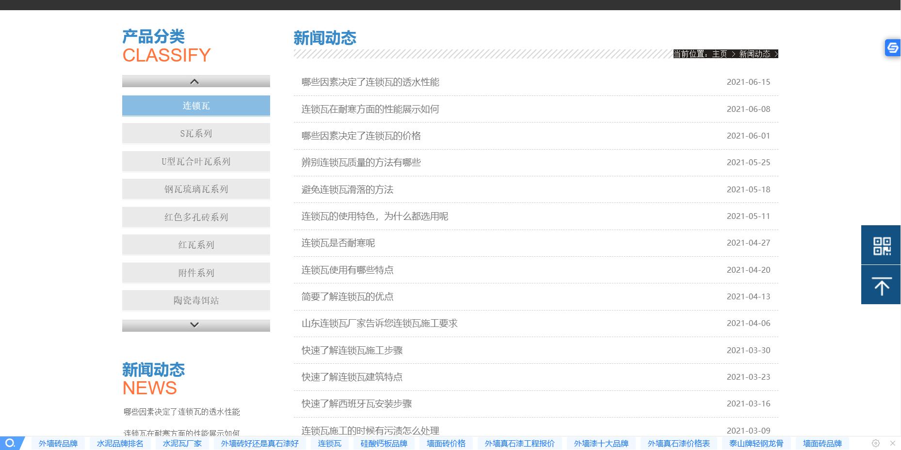 文章标题关键词